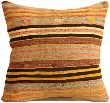 Kilim pillow, 24x24 kilim pillow cover, Turkish Pillow Suzani Pillow Moroccan Pillow Bohemian Pillow Kilim Cushion Large Pillow Floor Cushion Bohemian Pillow Big Pillow, Pouf c450