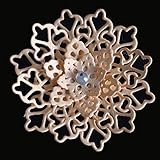 Hot Sale! Hongxin Metal Cutting Dies Layered Sharpe Flower Dies Cut Decorate Scrapbooking Embossing Stencil DIY Album Card Craft Dies Creative Gift For Her