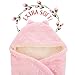 Receiving Blanket Wrap Swaddle-For Newborn Baby Nursery -Perfect Baby Shower Gift For Baby Boys-Super Soft -100% Plush Coral Fleece Double Layered Fabric - Pink Stars- With Gift Box (Pink) …