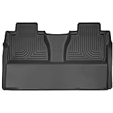 Husky Liners X-act Contour Floor Mats | Fits 2014-2021 Toyota Tundra, CrewMax Cab (Full Coverage) | 2nd Row, 1-pc Black - 53841