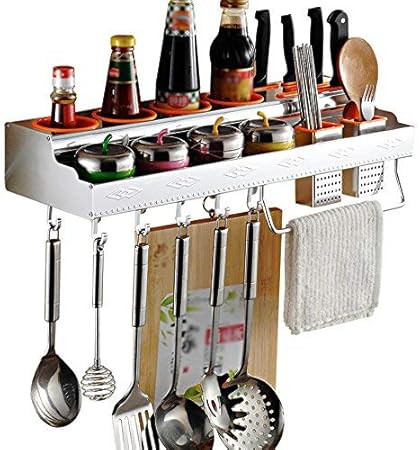 Estante de almacenamiento Estante de almacenamiento de pared de cocina