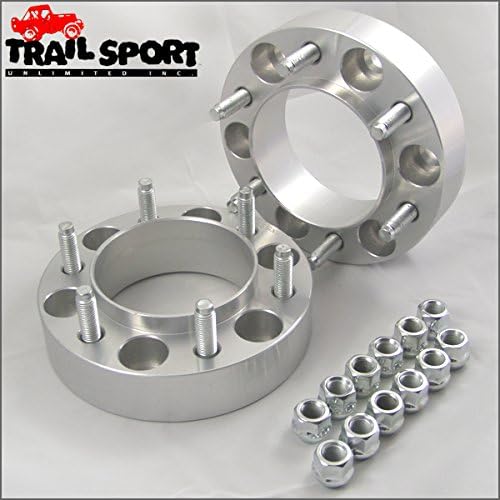trailsport4x4 2.5 inch Wheel Spacer Kit with Studs for Chevy/GMC - 6x5.5 Hub