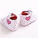 Voberry Baby Girls Toddler Lace up Sneaker Anti-Slip Boots Crib Shoes (6~12Month, Floral)