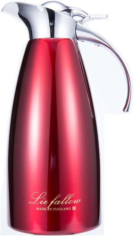 1 5l Carafe Pour Boissons Chaudes Et Froides Argent Isotherme Eau Pithcher 1500 Ml Isotherme Carafe 1 5l Us Red Bouteille Isotherme Double Paroi En Acier Inoxydable Thermique Coffee Pot Services A The Et