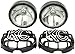 KC HiLiTES 121 SlimLite Black 130w Spot Beam Light System