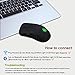 2.4GHz Wireless Bluetooth Mouse,Dual Mode Rechargeable Wireless Mouse Work on Two Devices for PC, Laptop, Mac, Android, Windows , 3 Adjustable DPI, 6 Buttons