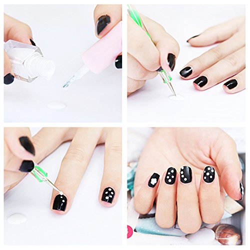 Jocestsyle 20 Pcs Nail Art Design Painting Dotting Drawing Pen Brushes Nail DecorationTool Kit Set