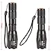 SecurityIng Adjustable Focus 700Lm 5 Modes Flashlight LED Zoomable Waterproof Torch Powered by 1x 18650 or 3x AAA Battery（Battery not Included)