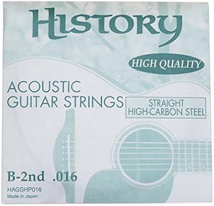 Amazon Co Jp History Hagshp016 アコースティックギター弦 B 2nd 016 バラ弦1本 ヒストリー 楽器