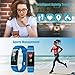 Letsfit Fitness Tracker Color Screen, Heart Rate Monitor Watch, IP68 Waterproof Pedometer Watch with Step Counter Calorie Counter Sleep Monitor, Activity Tracker for Kids Women Men