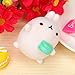 Cute Rabbit Toy, Balakie Kawaii Kids Toy Phone Decor Keychain Key Ring Stress Relieve (One Size, G)
