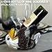 ARAIDECOR Playful Eagle Wine Rack Wine Holder Sculpture Home Decor or Restaurant Setting Statue