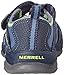 Merrell Hydro Sport Sandal, Navy/Green, 3 US Unisex Little Kid
