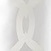 Exclusive Home Curtains Rio Burnout Sheer Grommet Top Window Curtain Panel Pair, Winter White, 54x84
