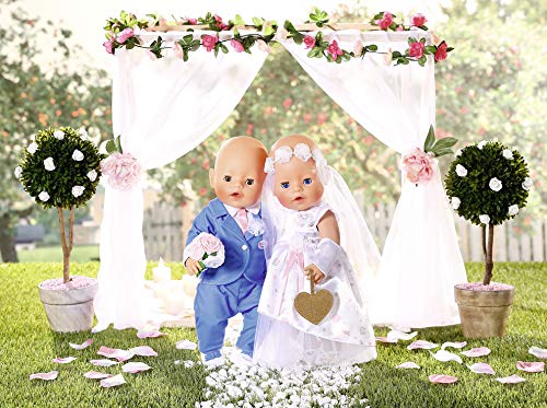 Baby Born 826874 Boutique Deluxe Bräutigam 43 cm, bunt – Bild 8