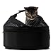 Sleepypod Mobile Pet Bed — Multi-use Travel Pet Bed, Crash-Tested Car Seat, & Carrier for Dogs and Cats up to 15 Pounds (Jet Black)