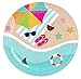 144 Piece Beach Theme Party Supplies, Summer Dinnerware Set with Plates, Napkins, Cups, and Cutlery (Serves 24)