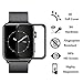 [2-Pack] Apple Watch Serie 4 40mm Screen Protector, LuettBiden [9H Hardness] [Anti-Scratches] [Anti-Fingerprint] Tempered Glass Screen Protector Film Compatible Watch Serie 4 40mm [Black]