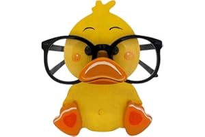 SUILLTY Cute Wooden Animal Glasses Holder Carving Sunglasses Eyeglass Display Stand Rack Home Office Desktop Decoration Gift for Kids