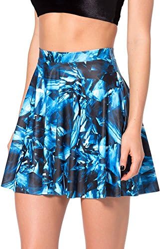 Sheoutfit Women's New Arrival Sapphire Skater Skirt One Size Color13