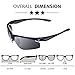 Viva'Shine Polarized Sports Sunglasses for men women Running, Cycling, Fishing, Driving UV Protection +Car Holder Clip