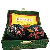 Baoding Balls Chinese health Massage Exercise Stress Balls - Green Dragon & Phoenix #2