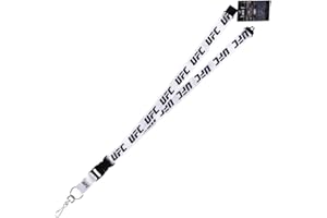 PRO SPECIALTIES GROUP UFC Unisex Ufc Lanyard Logo Glacier C, Gray