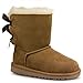 UGG New Girl Youth Bailey Bow Boot Chestnut 6