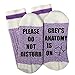 Women's Greys Anatomy You Are My Person Socks Lovers Funny Ribbed You're My Person Novelty Socks