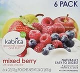 Kabrita Goat Milk Yogurt and Fruit, Mixed Berry, 3.5 oz (Pack of 6)