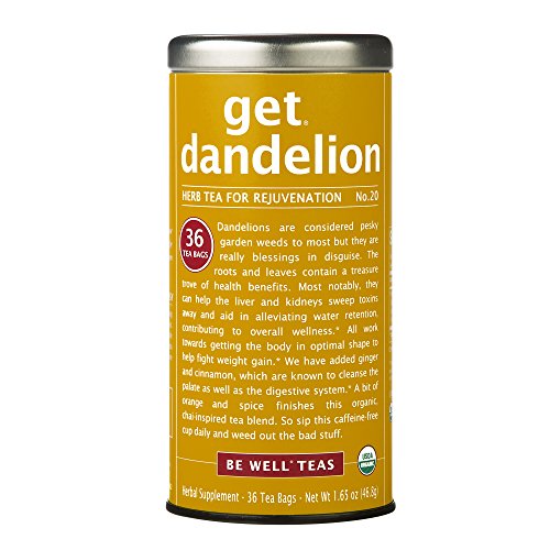 The Republic Of Tea, Get Dandelion - Herb Tea For Rejuvenation, 36 Tea Bags