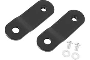 ACROPIX 2 Inch Motorcycle Gas Tank Rising Lift Fit for Harley-Davidson Sportster Dyna - Pack of 6 Black