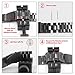 Fwheel Compatible with Apple Watch Band 42mm,Stainless Steel Replacement Smart Watch Band with Double Button Folding Clasp Compatible with Apple Watch Series 1,2,3,4,Sport,Edition(Space Grey 42mm)