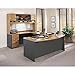 Bush Furniture BSHWC72453SU Series C Collection Three-Drawer Mobile Pedestal (Assembled) Natural Cherry