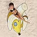 BigMouth Inc Gigantic Banana Beach Blanket– Fun Beach Blanket Perfect for the Beach, Pool, Lake and More, Machine Washable