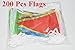Multicolor Pennant Banner Bunting Flags for Party Decorations, Birthdays, Festivals, Christmas Decorations (200Pcs)
