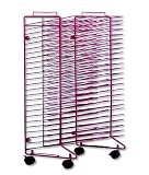 Sax Stack-a-Rack Drying Rack, Red, Powder Coated, 30 x 21 x 17 Inches - 408117