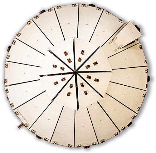 EWA Eco-Wood-Art, DA VINCI TANK, Three-dimensional mechanical wooden puzzle, Puzzle for adults and children - Image 5