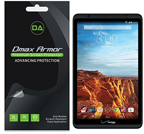 [3-Pack] Dmax Armor- Verizon Ellipsis 8 Anti-Glare & Anti-Fingerprint Screen Protector - Lifetime Replacements Warranty- Retail Packaging