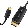 CableCreation 8K USB C to DisplayPort 1.4 Cable 6FT (8K@60Hz 4K@144Hz 2K@240Hz HDR) Type-C (Thunderbolt 3/4) to DP Cable 32.4Gbps Compatible with iPhone 16 15 Pro Max MacBook Pro/Air iPad XPS Galaxy