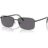 Ray-Ban RB3717 Rectangular Sunglasses for Men for Women +BUNDLE with ACCESSORY EYEWEAR KIT