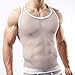YouBin Sexy Men's Underwear Sleeveless Vest Tank Top Mesh See Through T-Back Nightwear Fishnet Undershirt