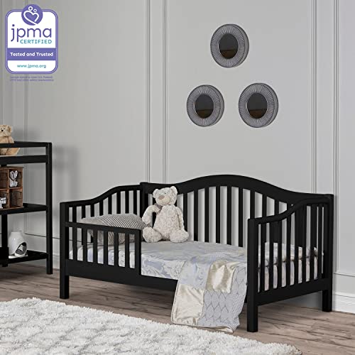 Dream On Me Austin Toddler Day Bed in Black, Greenguard Gold Certified