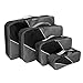 G4Free Packing Cubes 4pcs Value Set for Travel,Helpful Packing Bags(Black)