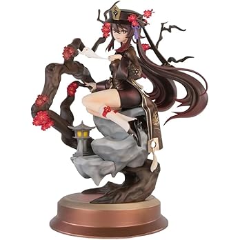 Amazon.com: Gluckhapi Hutao Figures 23CM Game Cartoon Hu tao Figure Statues Desk Decoration PVC Action Figurine Ornaments for Fans : Toys & Games