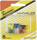 Bussmann (BP/ATM-A6LP-RP) ATM-LP Low Profile Fuse Assortment Kit - 6 Piece