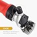 TEKEMP Sheep Shears, Goat Llama Alpacas Thick Coat and Heavy Duty Animals Hair Fur Grooming,Farm Livestock Pet Supplies for Hair Fur Grooming-380W