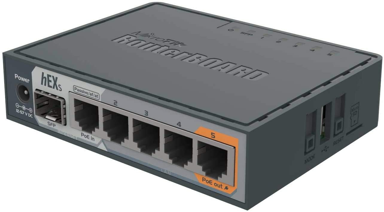 MikroTik hEX S Gigabit Router with SFP Port (RB760iGS) Buy