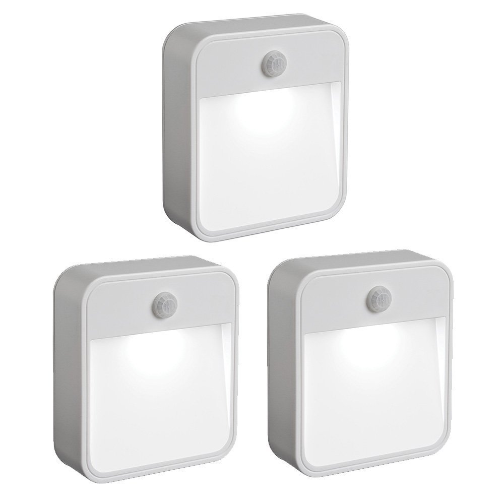 Photo 1 of Beams MB720 20 Lumen Wireless Battery Powered Motion Sensing Nightlight, 3-Pack, White
