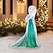 Gemmy Airblown Inflatable Photorealistic Elsa in Frozen Fever Dress, 5'